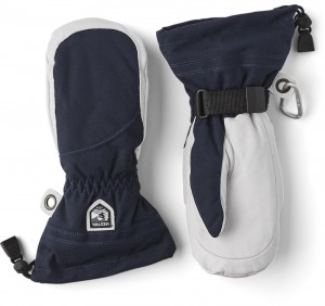 Guanti da sci Hestra Heli Ski Female Mitt Donna Navy/White | OWDV23906