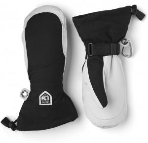 Guanti da sci Hestra Heli Ski Female Mitt Donna Black/White | ZWDV97640