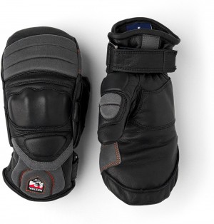 Guanti da sci Hestra Impact Racing Jr. Mitt Bambino Nere | PWQA39572