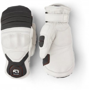 Guanti da sci Hestra Impact Racing Sr. Mitt Donna Bianche | OLFW74328