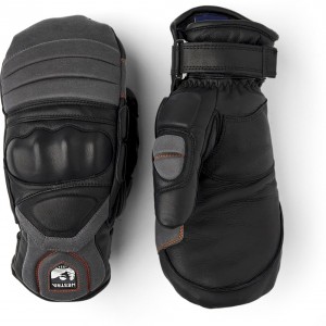 Guanti da sci Hestra Impact Racing Sr. Mitt Uomo Nere | AMZG07324
