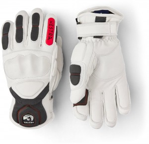 Guanti da sci Hestra Impact Racing Sr. Uomo Bianche | XRBH61305