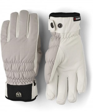 Guanti da sci Hestra Luomi CZone Female Donna Grigie | NGSY30598