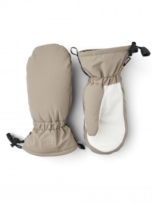 Guanti da sci Hestra Mist Mitt Uomo Beige | XUWJ18409