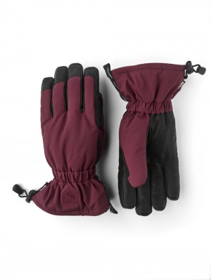 Guanti da sci Hestra Mist Uomo Bordeaux | UVBJ18594