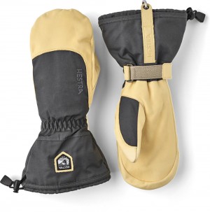 Guanti da sci Hestra Narvik Ecocuir Mitt Uomo Grigie | IMVJ34280