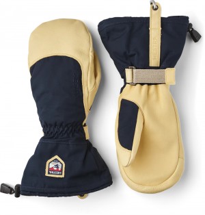 Guanti da sci Hestra Narvik Ecocuir Mitt Donna Blu Marino | XMSQ38047