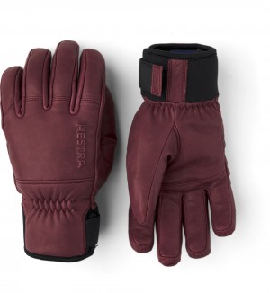 Guanti da sci Hestra Omni Donna Bordeaux | TMZP07984