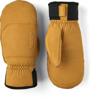 Guanti da sci Hestra Omni Mitt Donna Tan | FIRM53826