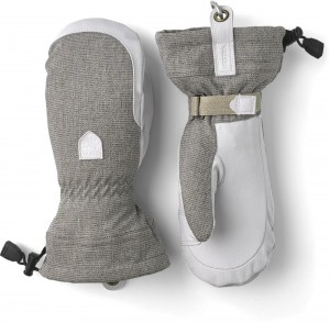 Guanti da sci Hestra Patrol Gauntlet Mitt Donna Grigie Chiaro | ULVB62037