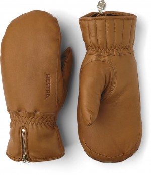 Guanti da sci Hestra Pelle Swisswool Classiche Mitt Donna Cork | MBZK09238