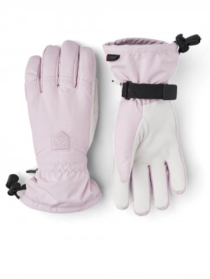 Guanti da sci Hestra Powder CZone Donna Rosa | TWON83172