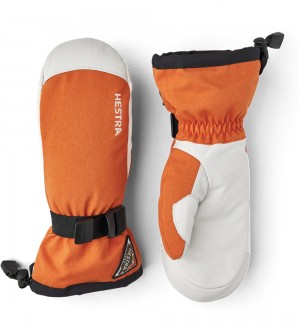Guanti da sci Hestra Powder Gauntlet Mitt Uomo Rosse | TABJ63128