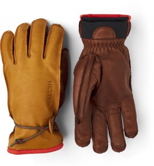 Guanti da sci Hestra Wakayama Uomo Cork/Brown | YONV19754