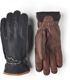Guanti da sci Hestra Wakayama Uomo Navy/Brown | LPYD96281