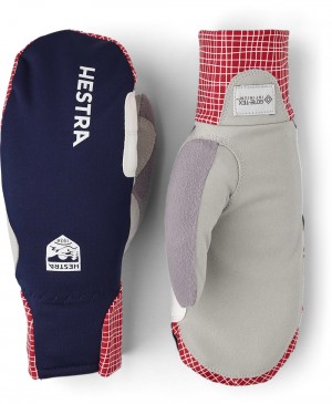 Guanti da sci di fondo Hestra W.S. Breeze Mitt Donna Blu Marino | MFTA15387