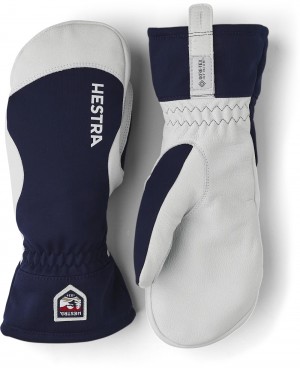 Guanti da sci di fondo Hestra Windstopper Pelle Mitt Donna Blu Marino | PVRG34852