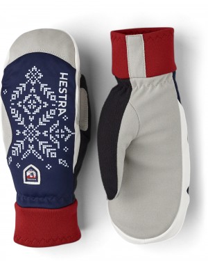 Guanti da sci di fondo Hestra XC Primaloft Mitt Donna Blu Marino | APBR26907
