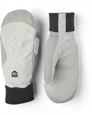Guanti da sci di fondo Hestra XC Primaloft Mitt Donna Sabbia | CNLW96473