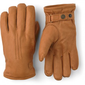 Guanti di pelle Hestra Deerskin Lambskin Uomo Cork | ZFHR45980