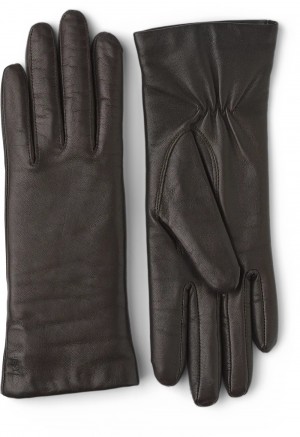 Guanti di pelle Hestra Elisabeth Donna Espresso | MQJA36092