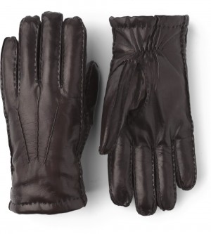 Guanti di pelle Hestra George Uomo Espresso | EGQF29368