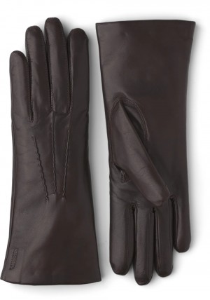Guanti di pelle Hestra Isabel Donna Espresso | UFMA09451