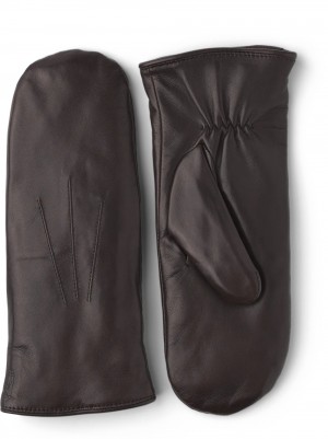 Guanti di pelle Hestra Marion Donna Espresso | DVPJ43267