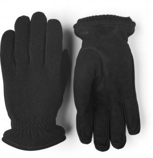 Guanti di pelle Hestra Noah Uomo Nere | EVKS68950