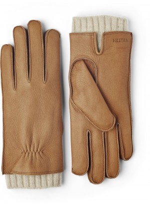 Guanti di pelle Hestra Signe Donna Cork | XVJE65320