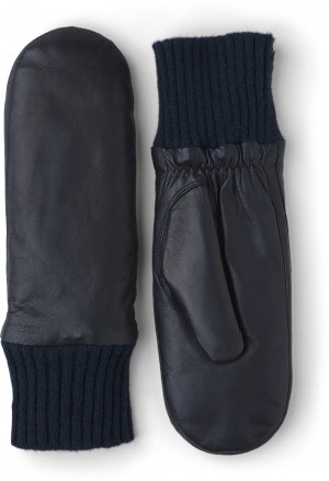 Guanti di pelle Hestra Tina Donna Blu Marino | HRQD73581