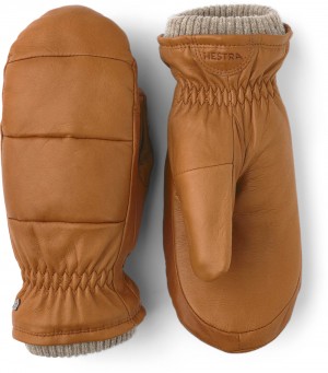 Guanti di pelle Hestra Torun Mitt Donna Cork | EZIB89502