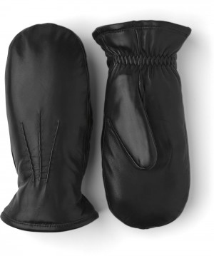 Guanti di pelle Hestra Wilson Uomo Nere | BYNZ63472