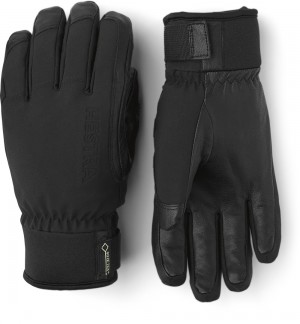 Guanti impermeabili Hestra Alpine Corta GORE-TEX Uomo Nere | MVWZ31429