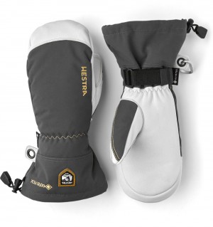 Guanti impermeabili Hestra Army Pelle GORE-TEX Mitt Donna Grigie | XWVD24701