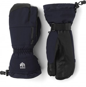 Guanti impermeabili Hestra CZone Pointer 3-finger Donna Blu Marino | KDVS05134
