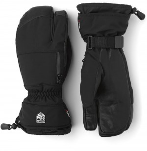 Guanti impermeabili Hestra CZone Pointer 3-finger Uomo Nere | MFBQ39051