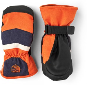 Guanti impermeabili Hestra GORE-TEX Atlas Jr. Mitt Bambino Arancioni | SAOP24035