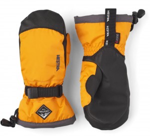 Guanti impermeabili Hestra Gauntlet CZone Jr. Mitt Bambino Arancioni | QDZG46701