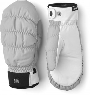 Guanti impermeabili Hestra Luomi CZone Female Mitt Donna Grigie | ECZV57309