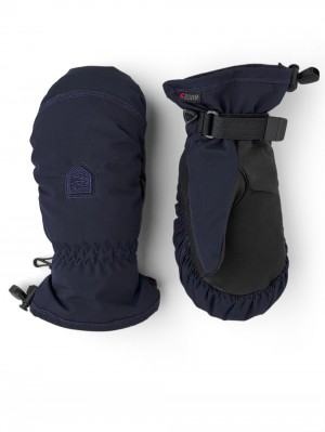 Guanti impermeabili Hestra Powder CZone Mitt Donna Blu Marino | XDRN65384