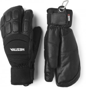 Guanti impermeabili Hestra Vertical Cut CZone 3-finger Uomo Nere | CDMG87059