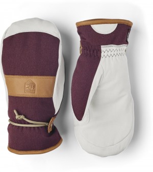 Guanti impermeabili Hestra Voss CZone Mitt Donna Bordeaux | CILR03254