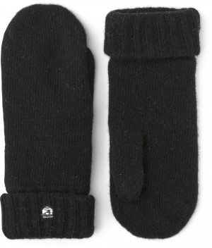 Guanti lavorati a maglia Hestra Bonnie Knit Mitt Donna Nere | BTOP35782