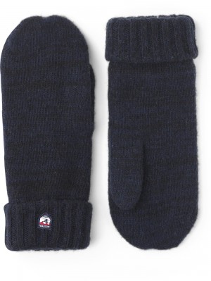 Guanti lavorati a maglia Hestra Bonnie Knit Mitt Uomo Blu Marino | NYZP65387