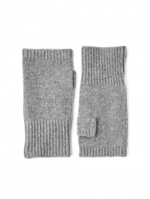 Guanti lavorati a maglia Hestra Cashmere Tube Donna Grigie Chiaro | NQGY47586