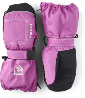 Mittens Hestra Baby Zip Long Mitt Bambino Cerice | TSZV62857