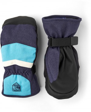 Mittens Hestra GORE-TEX Atlas Jr. Mitt Bambino Blu Marino | IUBL16209