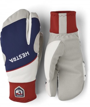 guanti sci di fondo Hestra Comfort Tracker 3-finger Uomo Navy/Ivory | YFIN06394