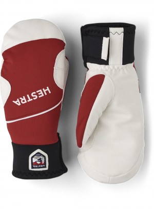 guanti sci di fondo Hestra Comfort Tracker Mitt Uomo Rosse | EVDL87230